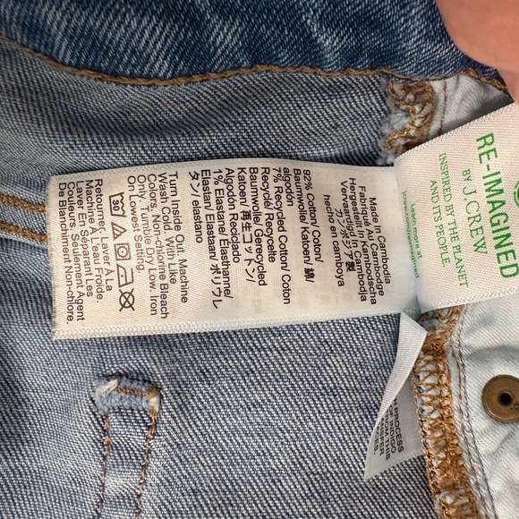 J. Crew Factory Essential Straight Jean in All Day Stretch, Size 32 - Picture 7 of 7